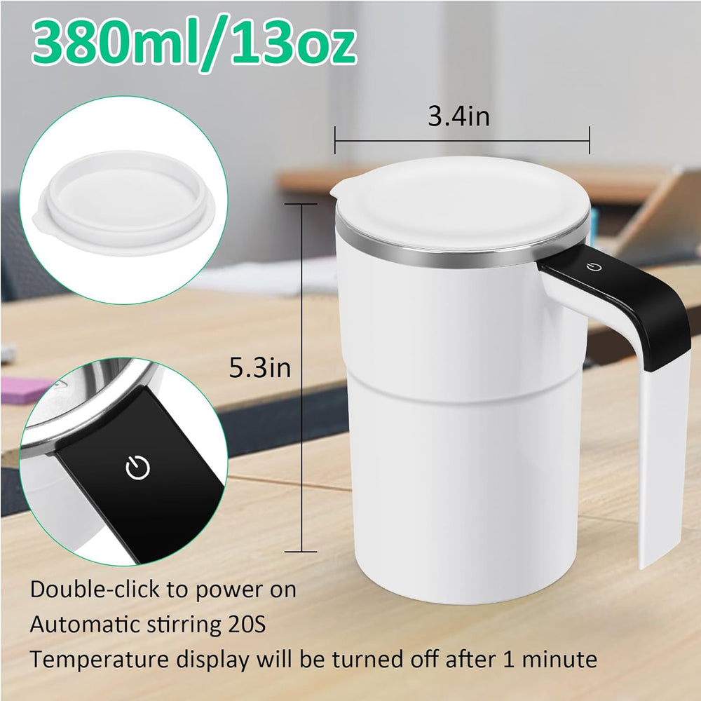 Self Stirring Mug, Auto Magnetic Coffee Mug
