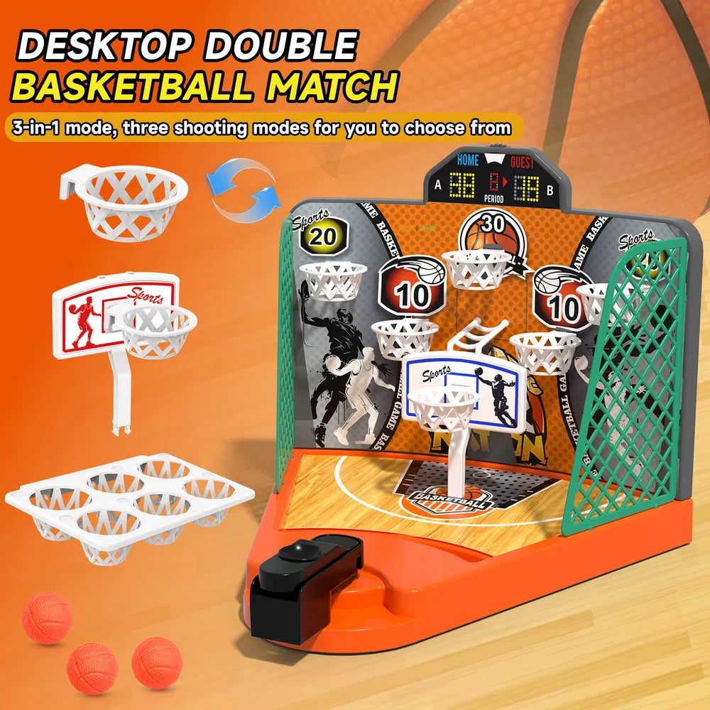 Interactive Desktop Basketball Game – Skill-Building Finger Shooting Toy for Kids & Family