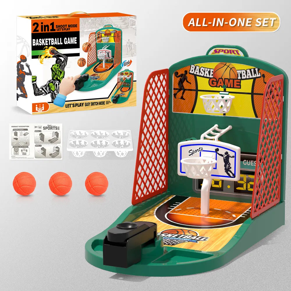 Interactive Desktop Basketball Game – Skill-Building Finger Shooting Toy for Kids & Family