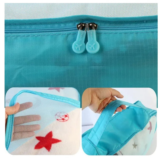 9-Piece Professional Travel Packing Cubes Set - Water-Resistant Luggage Organizers with Mesh View (3-8 Day US Shipping)